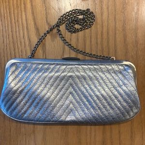 The limited silver Clutch